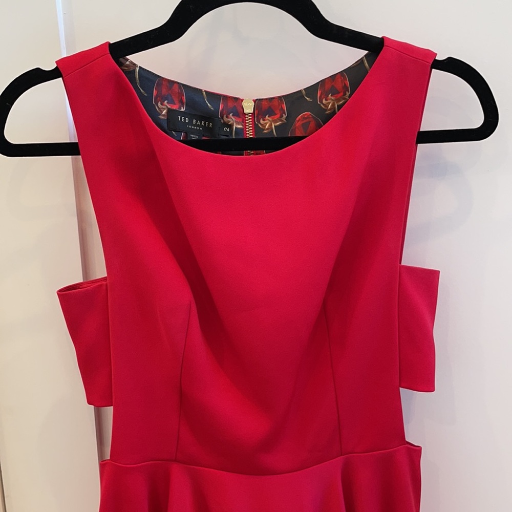 Ted baker side-cutout cocktail dress - Picture 2 of 9